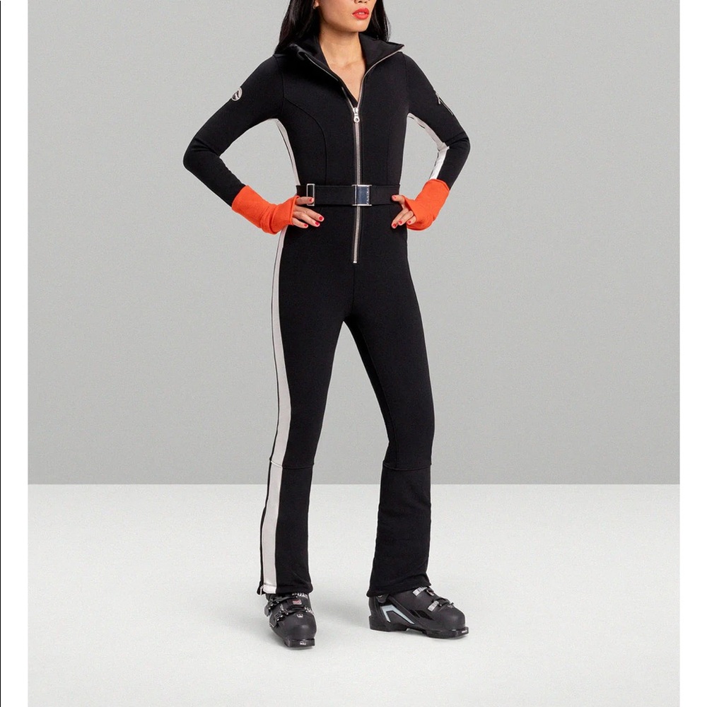 Like new Cordova signature striped ski suit